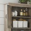 Rustic Gray 26 in. W Bathroom Space Saver;  Over the Toilet Storage Cabinet - Rustic Gray