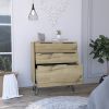 Kirsage 3-Drawer Dresser Light Oak - as Pic