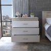 Bethage 3-Drawer Dresser White - as Pic