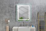 36*30 LED Mirror for Bathroom with Lights; Dimmable; Anti-Fog; Lighted Bathroom Mirror with Smart Touch Button; Memory Function - White