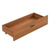 Queen Size Metal Platform Bed Frame with Four Drawers; Sockets and USB Ports ; Slat Support No Box Spring Needed - Black