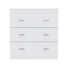 Calvetta 3-Drawer Dresser White - as Pic