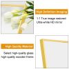 Golden Aluminium alloy Metal Frame Arched Wall Mirror ; Bathroom Vanity Mirror; Bedroom Home Porch; Decorative Mirror; Clothing Store; Mirror; Wall Mo