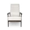 Katharine Mid-Century Fabric Modern Accent Chair - as Pic