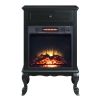 Eirene Fireplace in Black Finish AC00854 - as Pic
