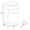Cassel 2-Drawer Dresser Dark Walnut - as Pic