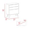 Kirsage 3-Drawer Dresser Light Oak - as Pic